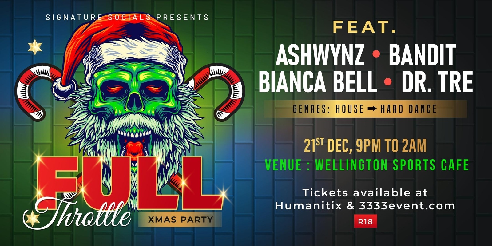 Banner image for Full Throttle: Xmas Rave - Wellington