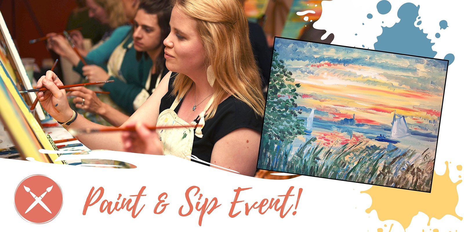 Paint & Sip Event: Monet's Sunset on the Seine 11/07/23