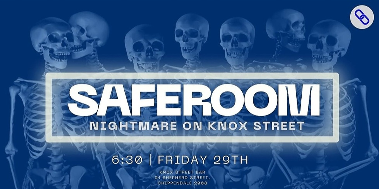 Banner image for SAFEROOM (Nightmare on Knox Street) 
