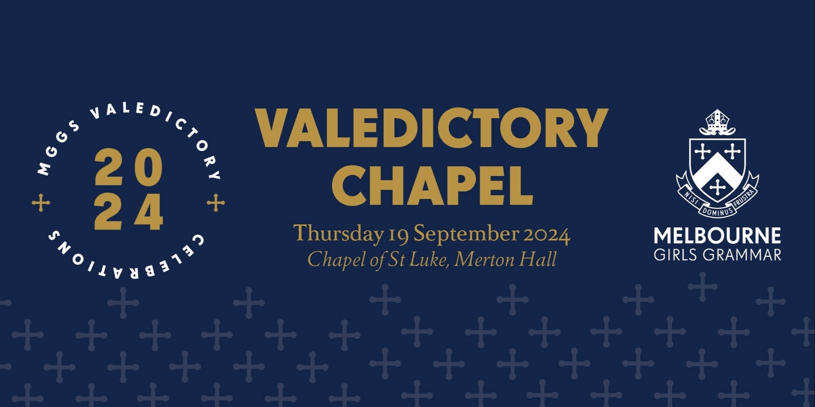 Banner image for Valedictory Chapel 2024