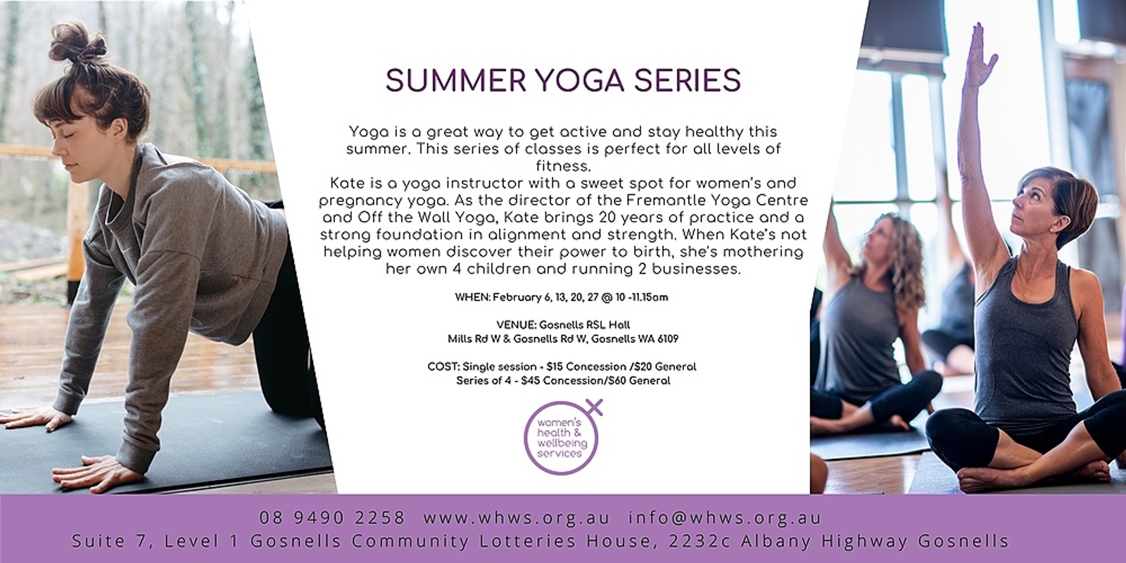 Banner image for Summer Yoga Series