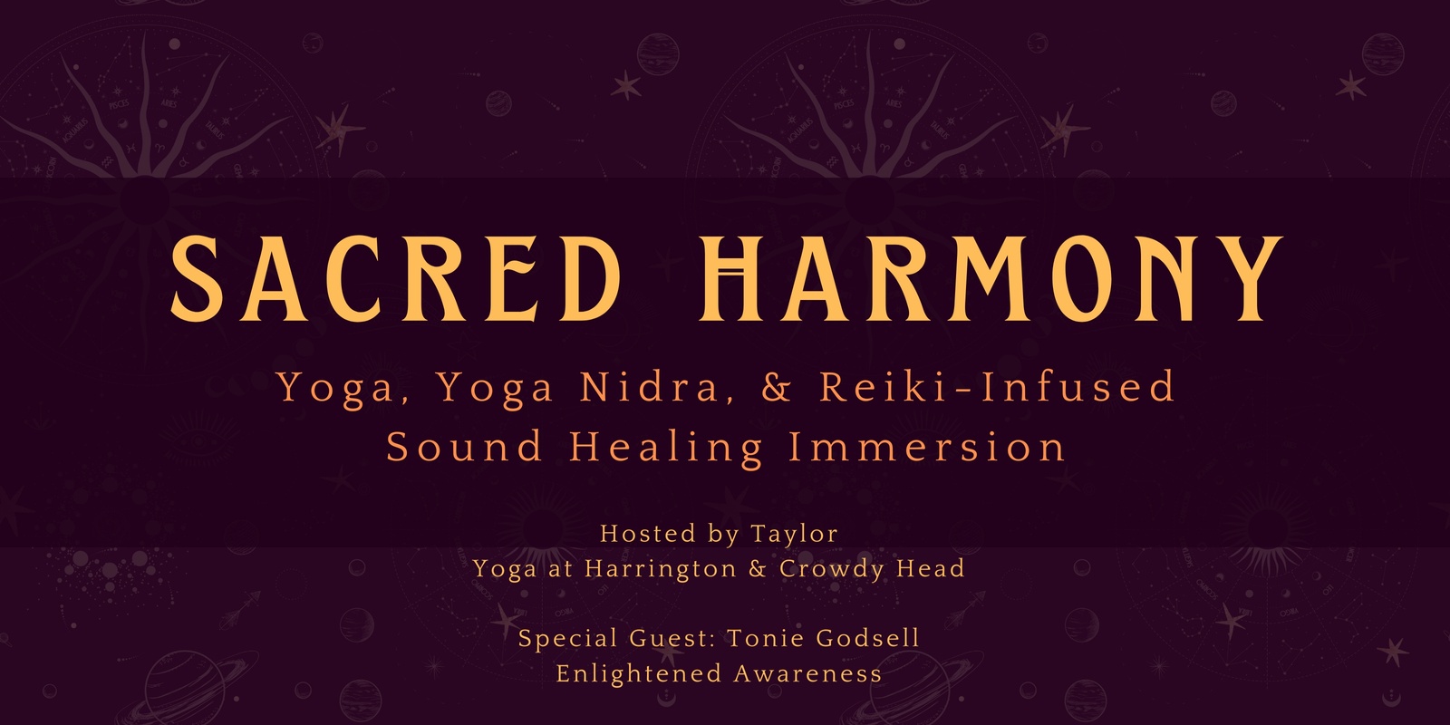 Sacred Harmony: A Yoga, Yoga Nidra, and Sound Healing Immersion | Humanitix