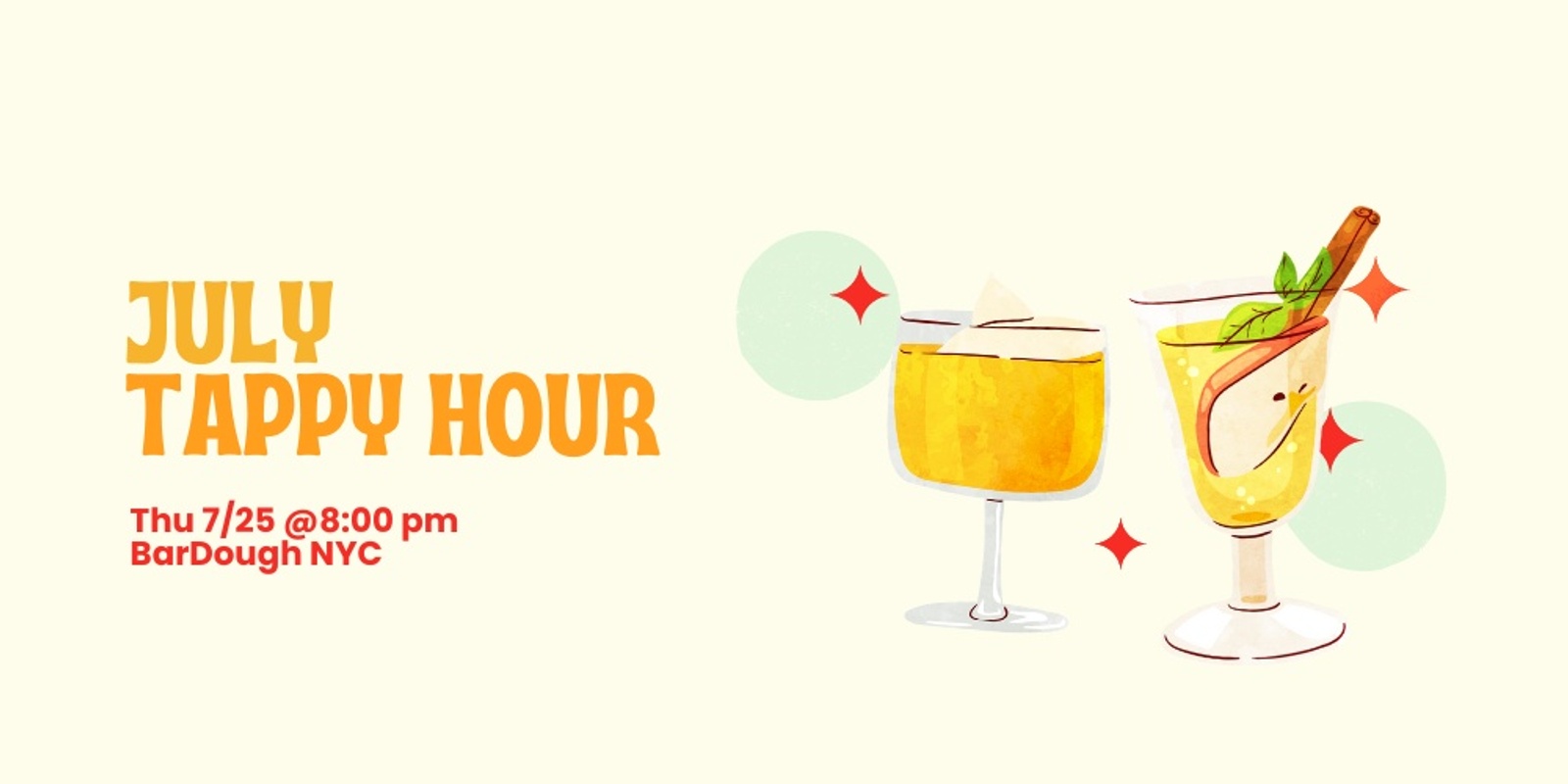 Banner image for July TAPpy Hour at BarDough