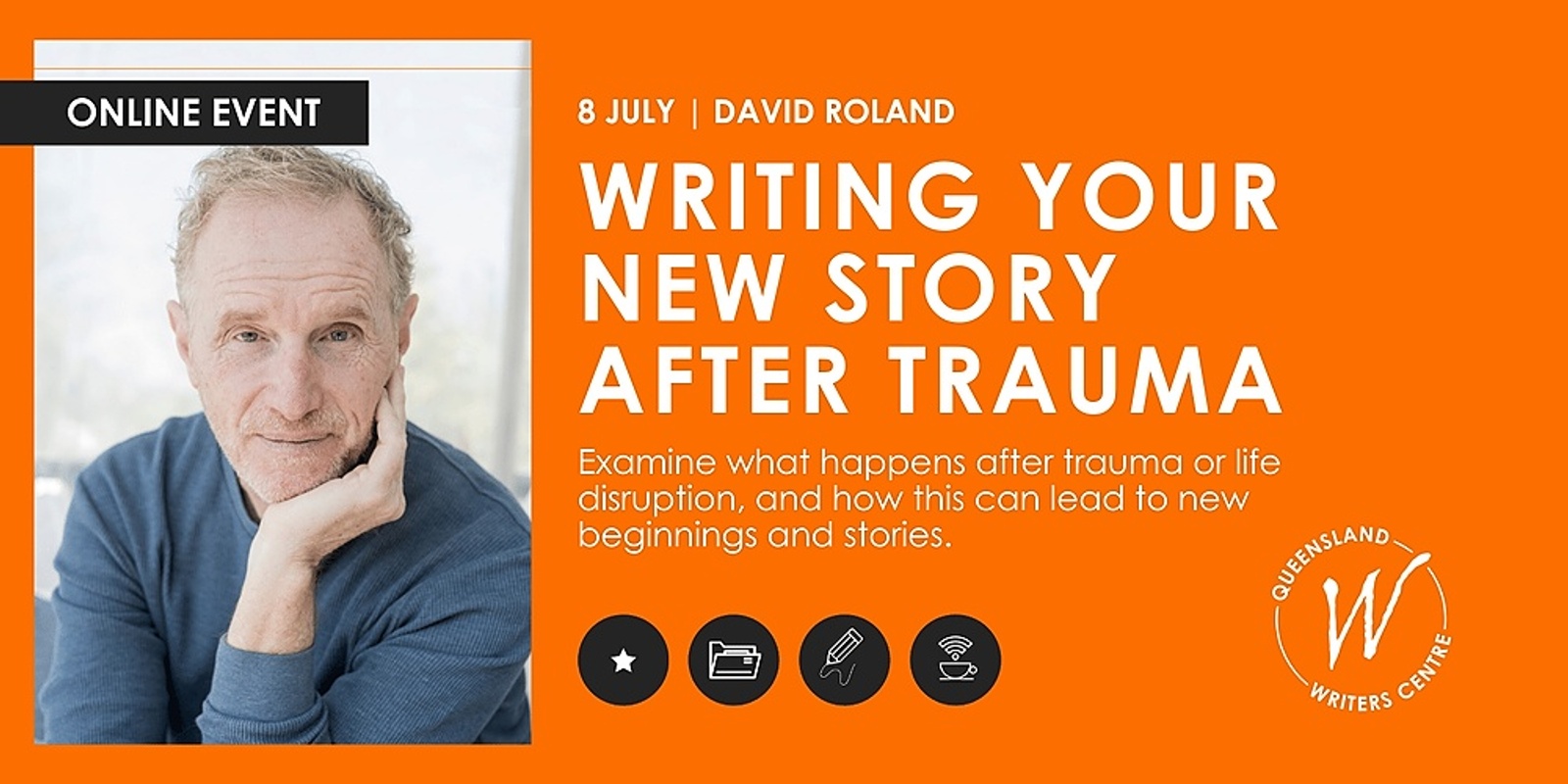 Banner image for Writing Your New Story After Trauma with David Roland