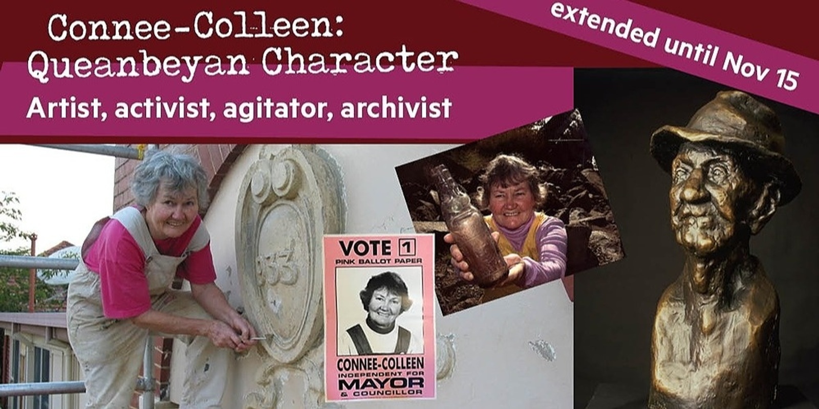 Banner image for Extended one more week - Connee-Colleen: Queanbeyan Character