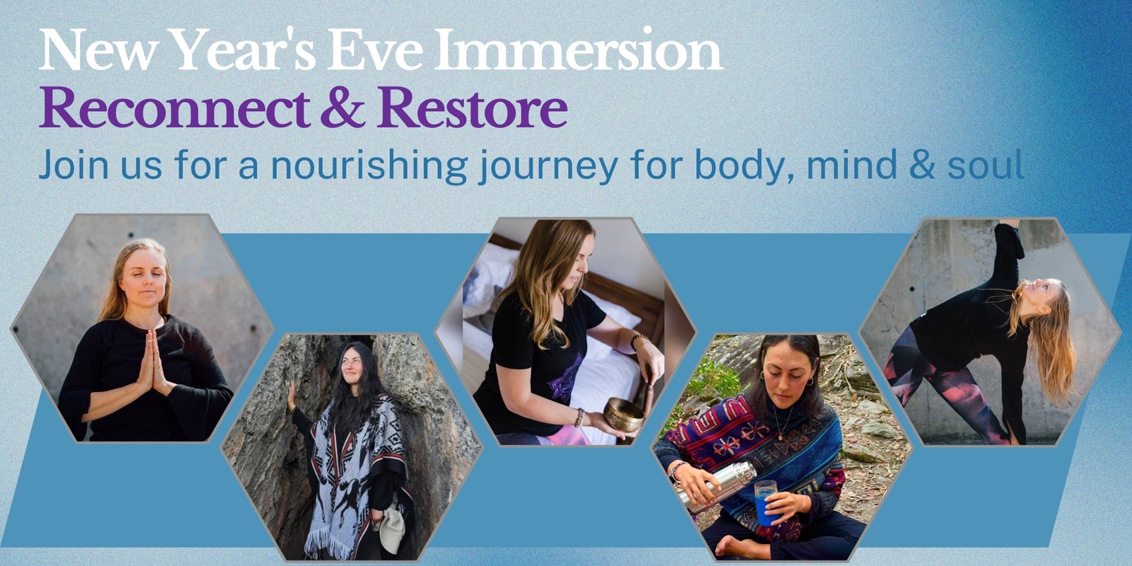 Banner image for New Year's Eve Immersion - Reconnect & Restore