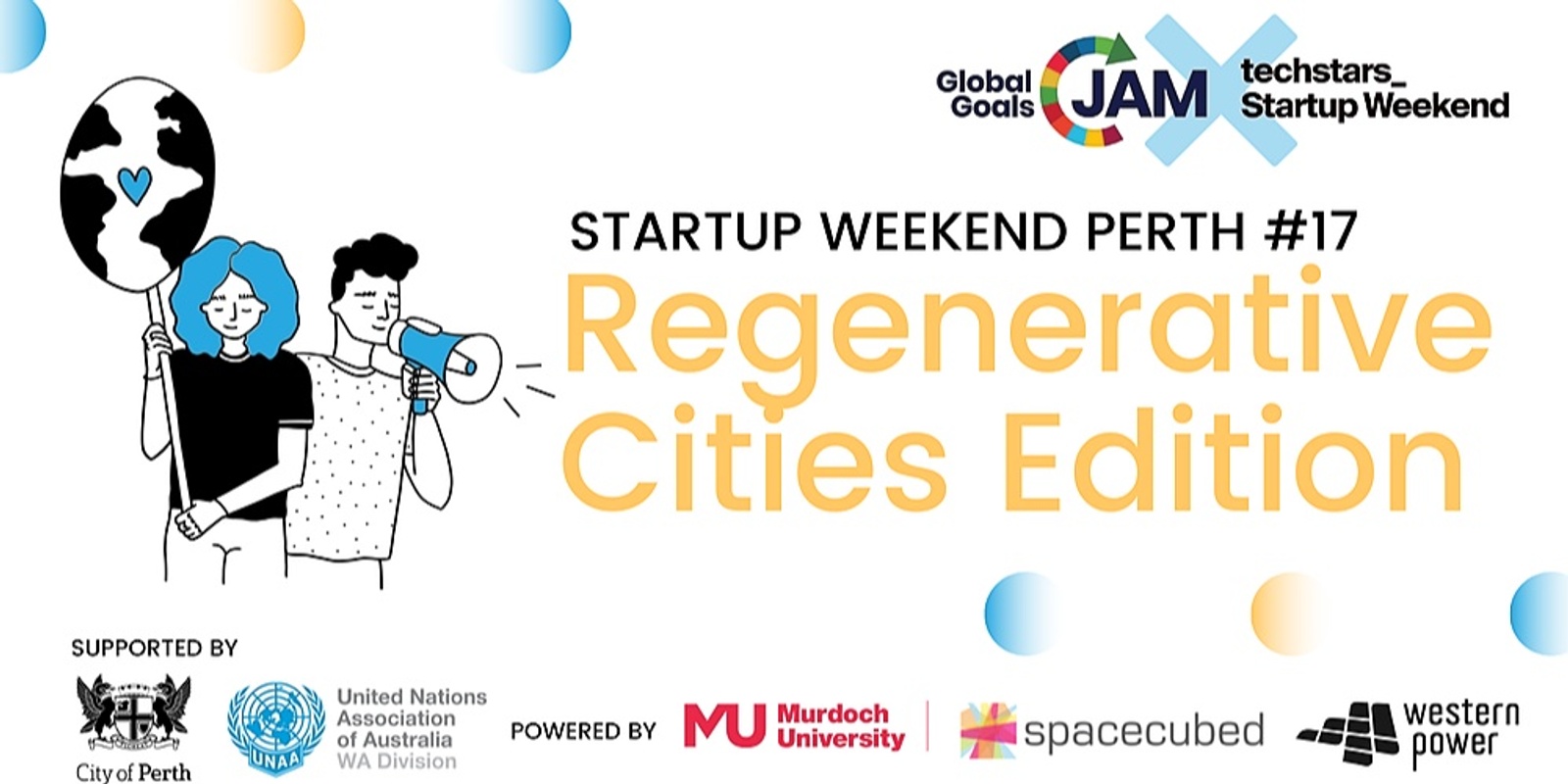 Banner image for Startup Weekend Perth x Global Goals Jam: Regenerative Cities Edition