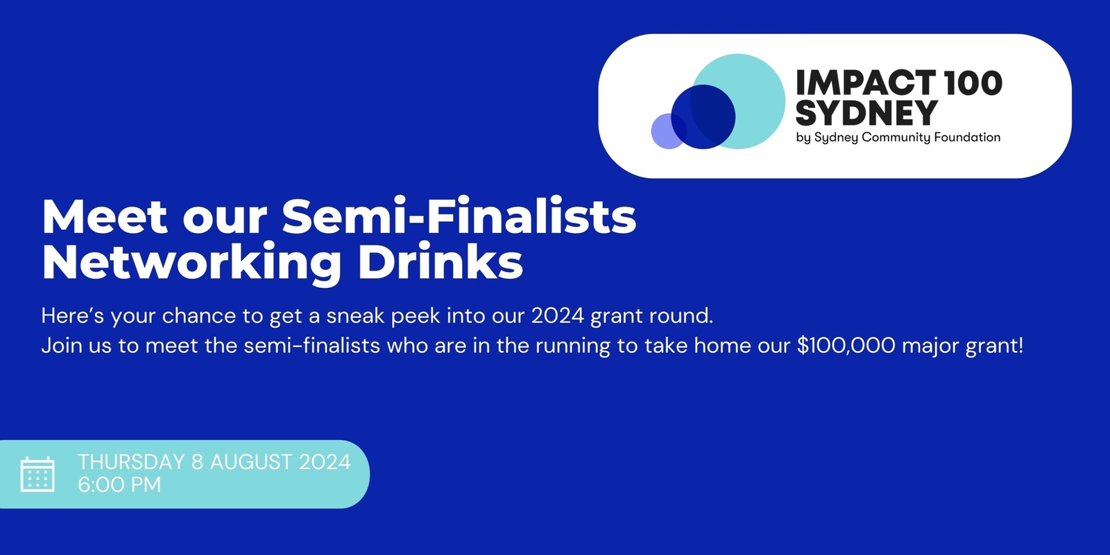 Banner image for Meet our Semifinalist Networking Drinks