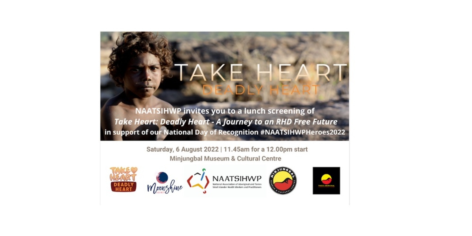 Banner image for TAKE HEART DEADLY HEART - A JOURNEY TO AN RHD FREE FUTURE 