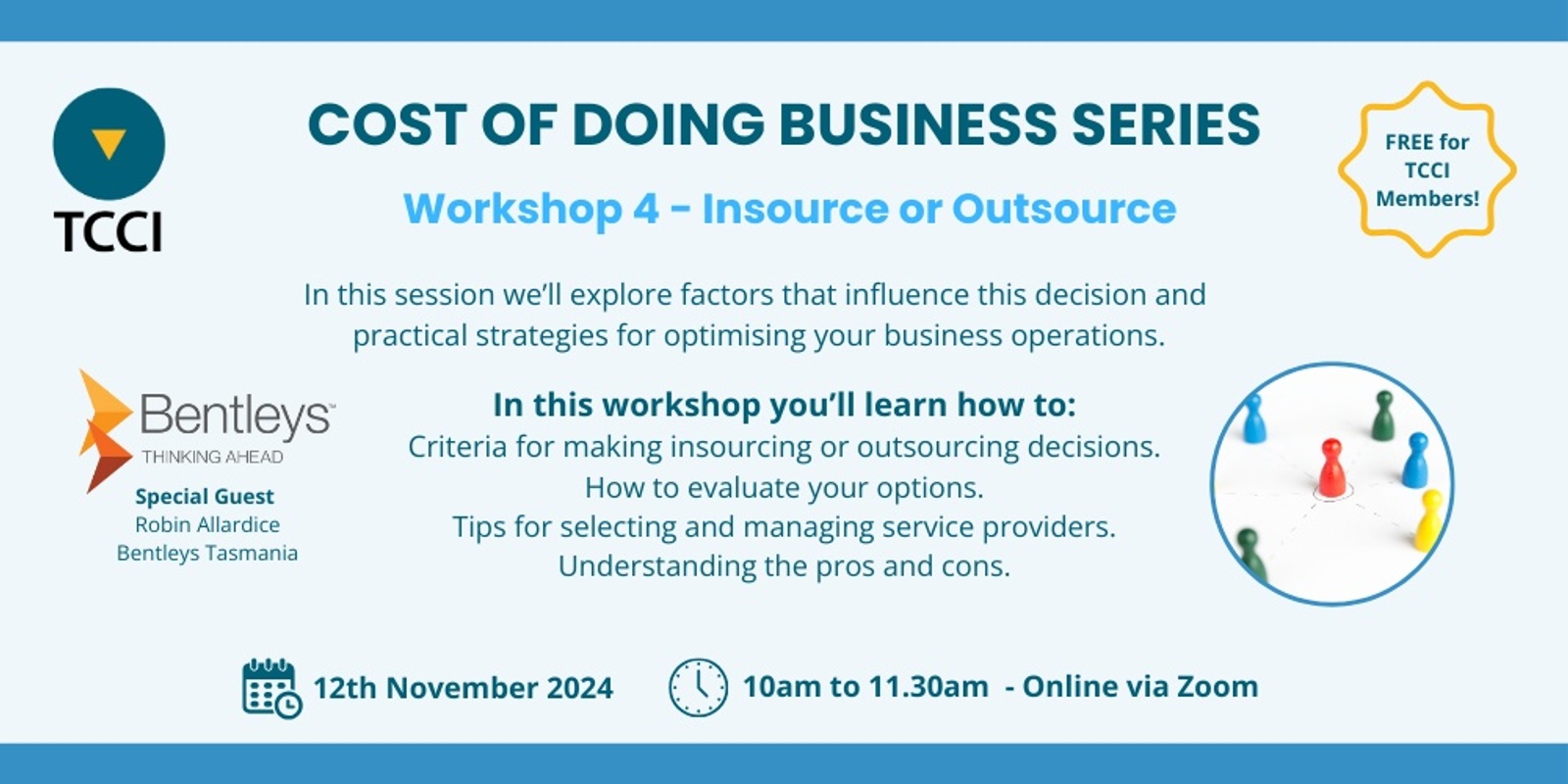 Banner image for Cost of Doing Business Series - Workshop 4: Insource or Outsource