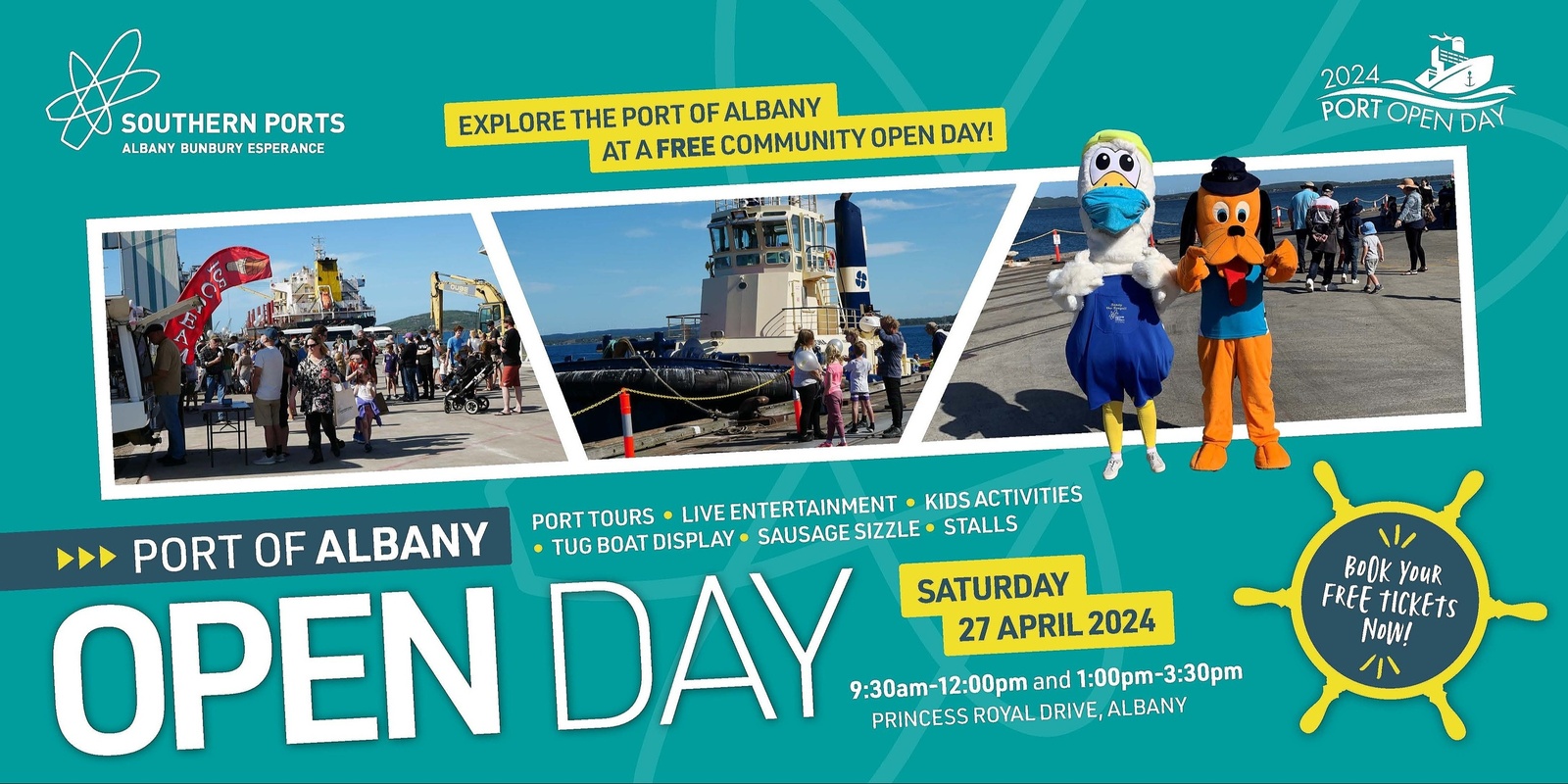 Banner image for Southern Ports - Port of Albany Open Day