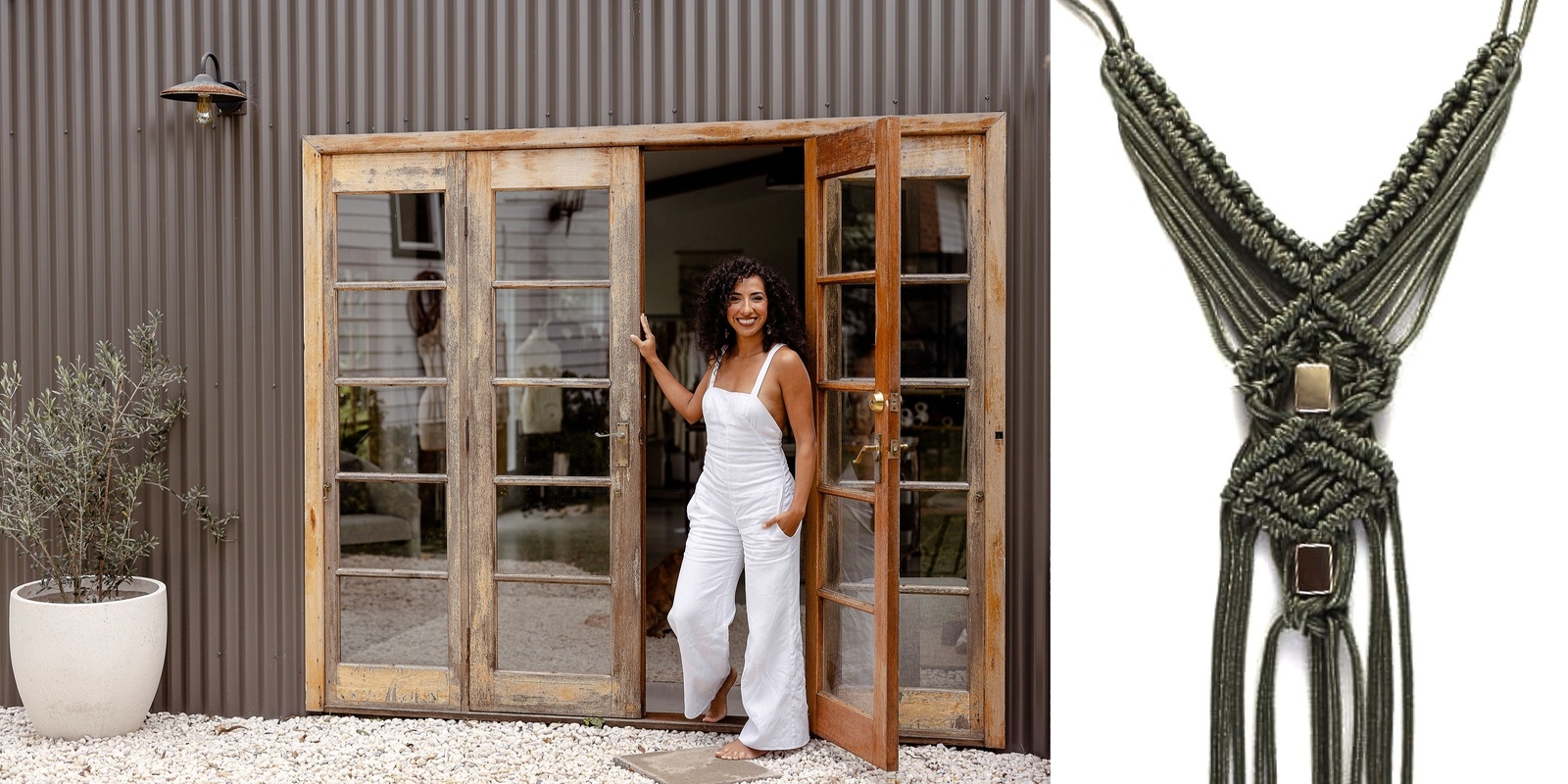 Banner image for Denisse M Vera Macramé Neckpiece Workshop