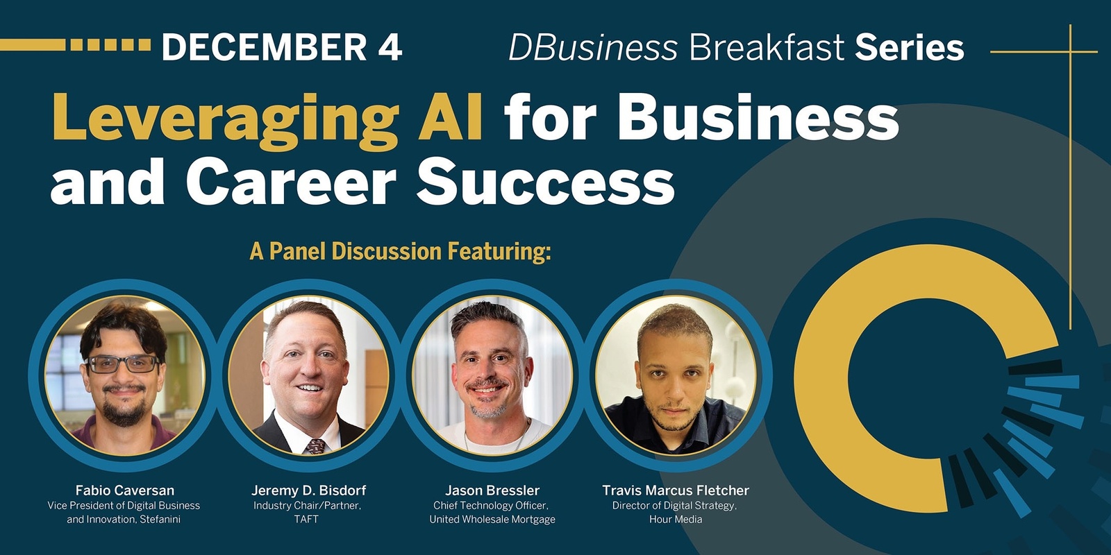 Banner image for DBusiness Breakfast Series 2024: Leveraging AI for Business and Career Success