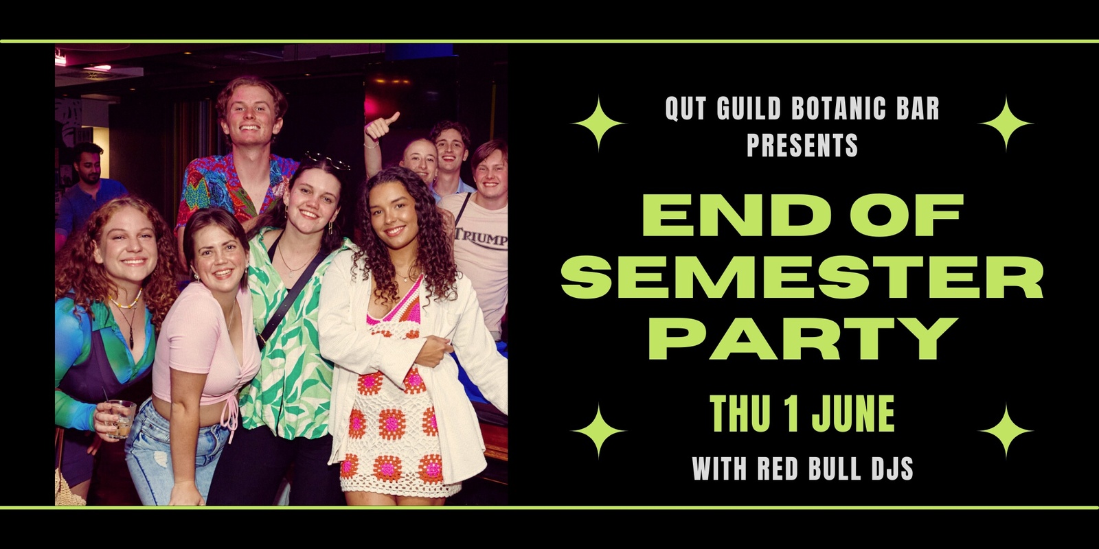 Banner image for End of Semester Party | Botanic Bar