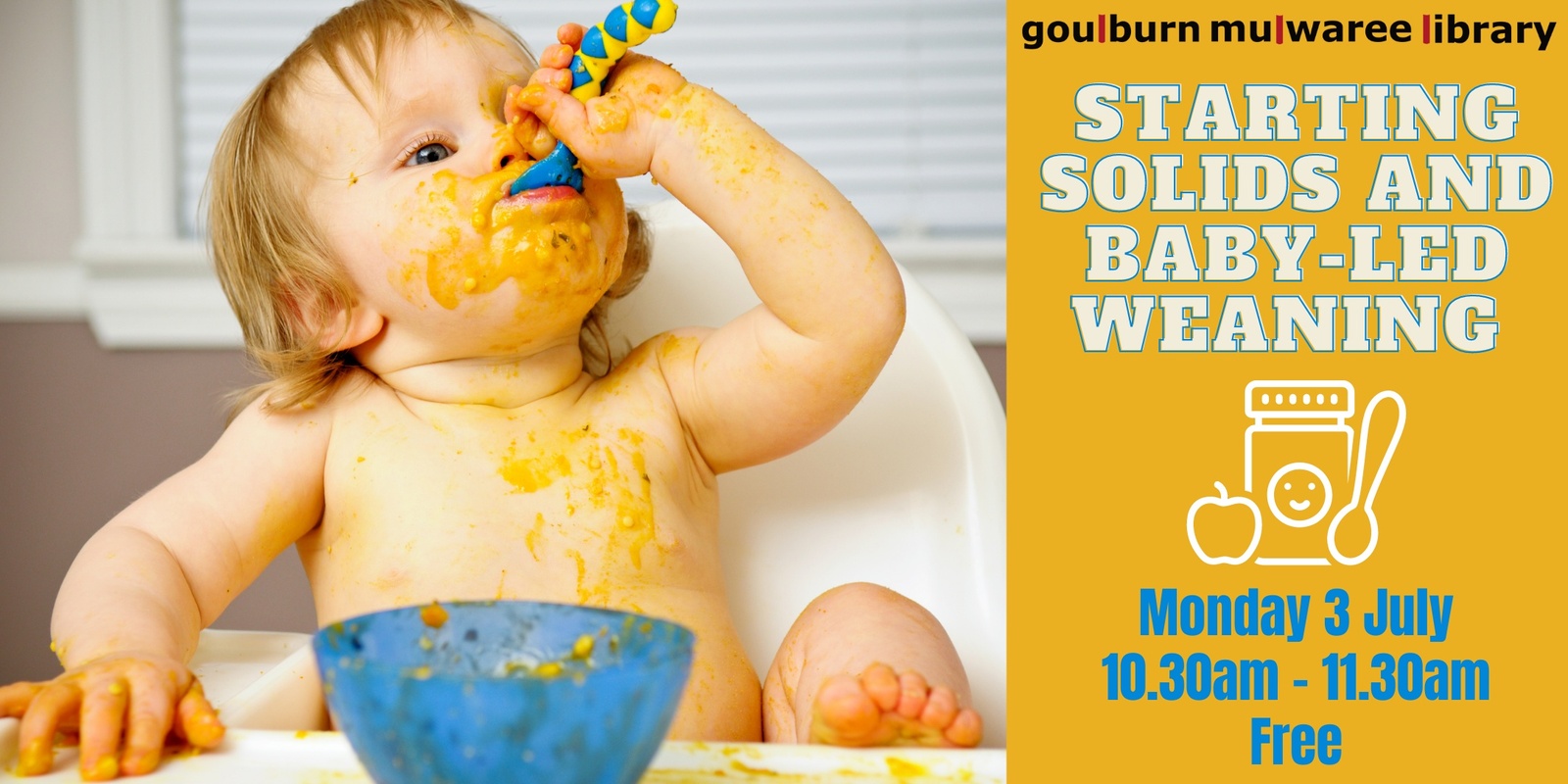 Banner image for Starting Solids and Baby-led Weaning 