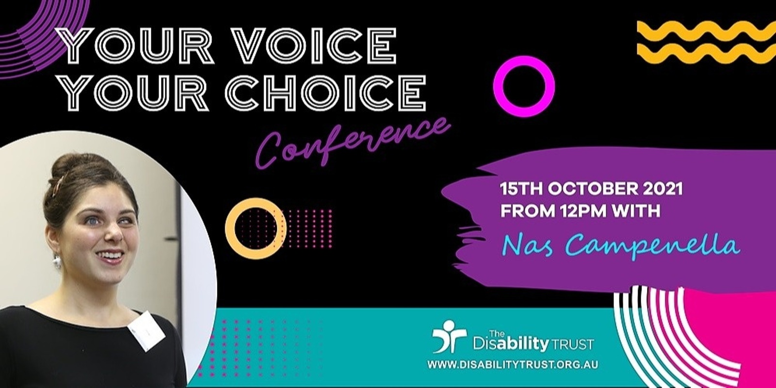 Banner image for Your Voice, Your Choice Online Conference 2021