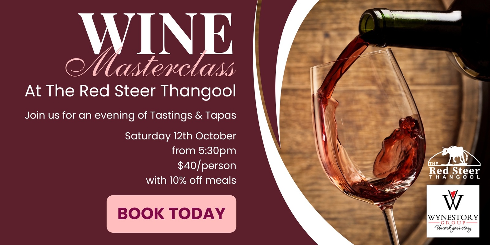 Banner image for Wine Masterclass