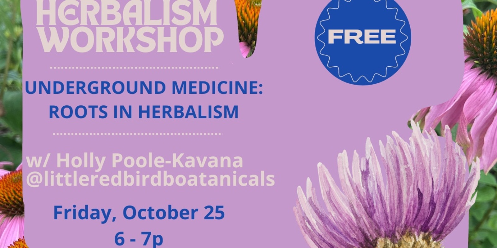 Banner image for Underground Medicine: Roots in Herbalism