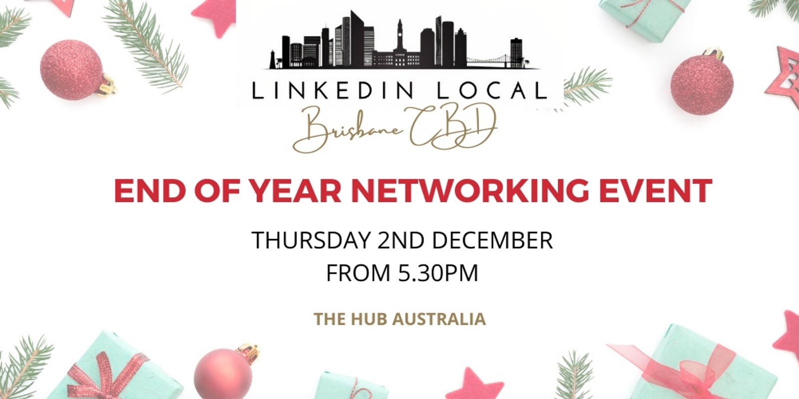 Banner image for LinkedIn Local Brisbane CBD - End of Year Event 2021