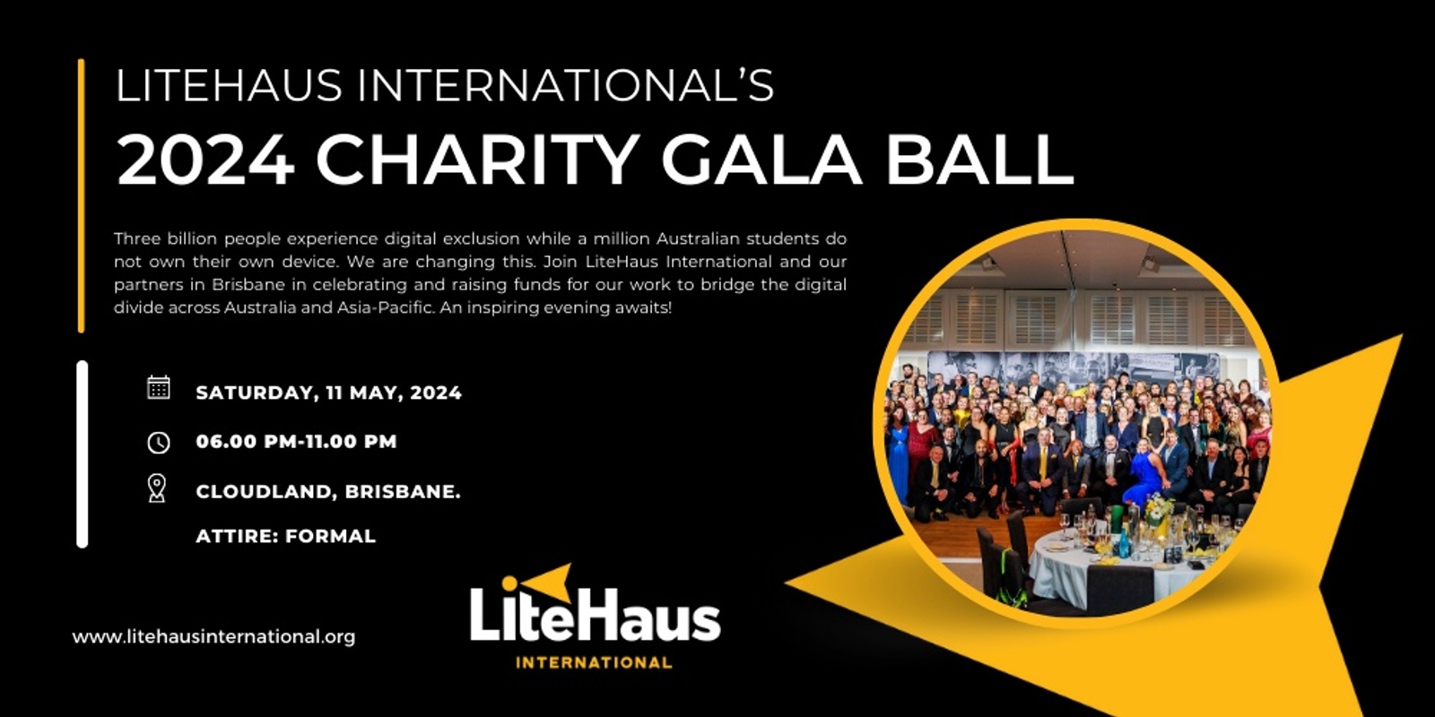 Banner image for LiteHaus International’s 2024 Charity Gala Ball