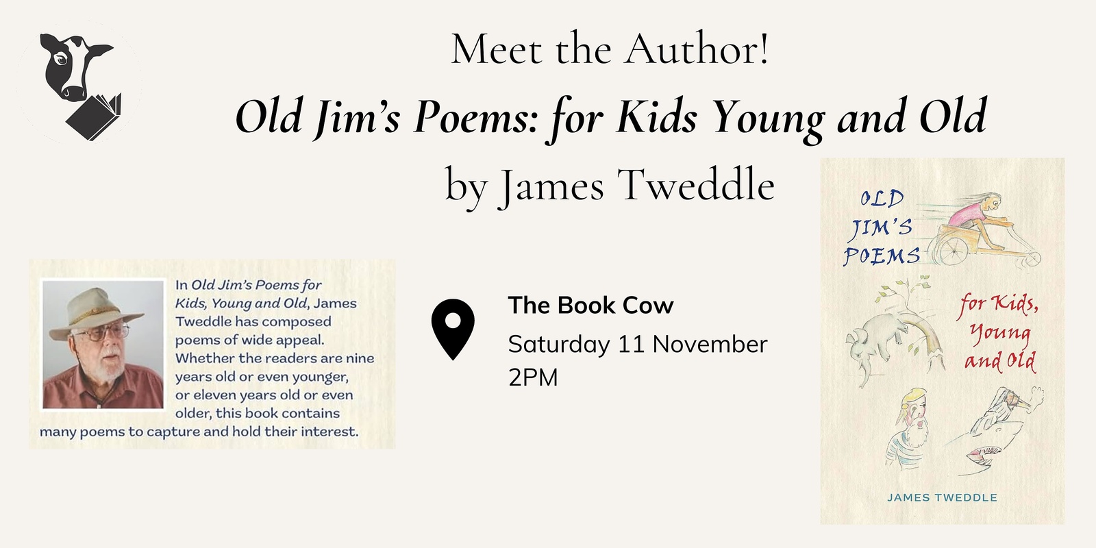 Meet the Author - Old Jim's Poems by James Tweddle