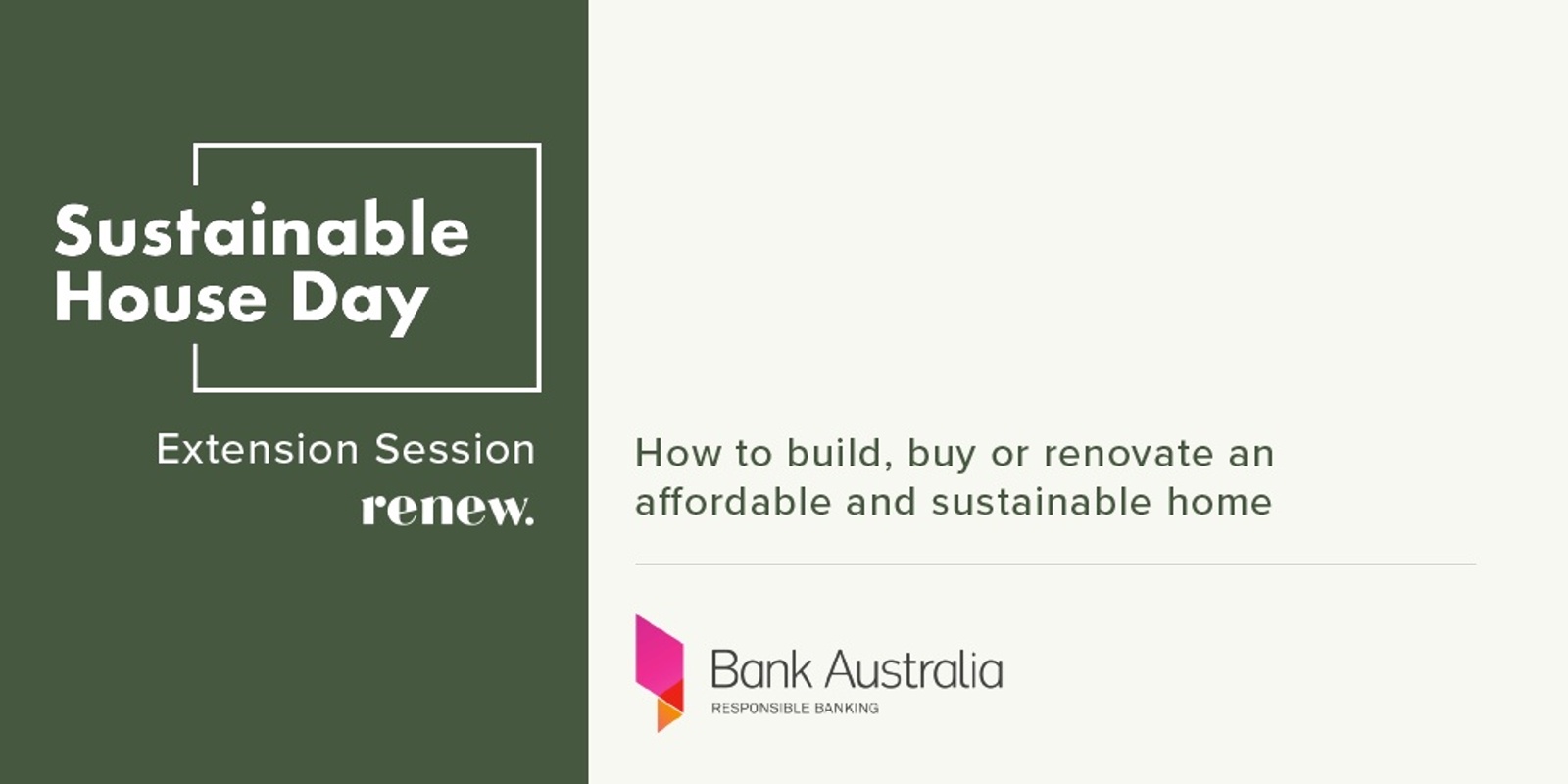 Banner image for How to build, buy or renovate an affordable and sustainable home