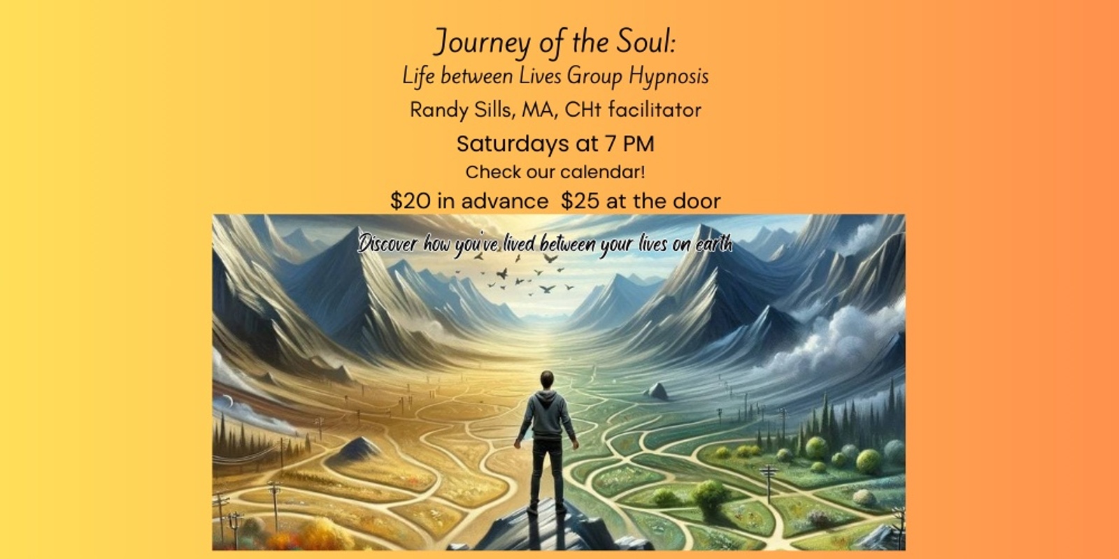 Banner image for Journey of the Soul:  Life Between Lives Group Hypnosis