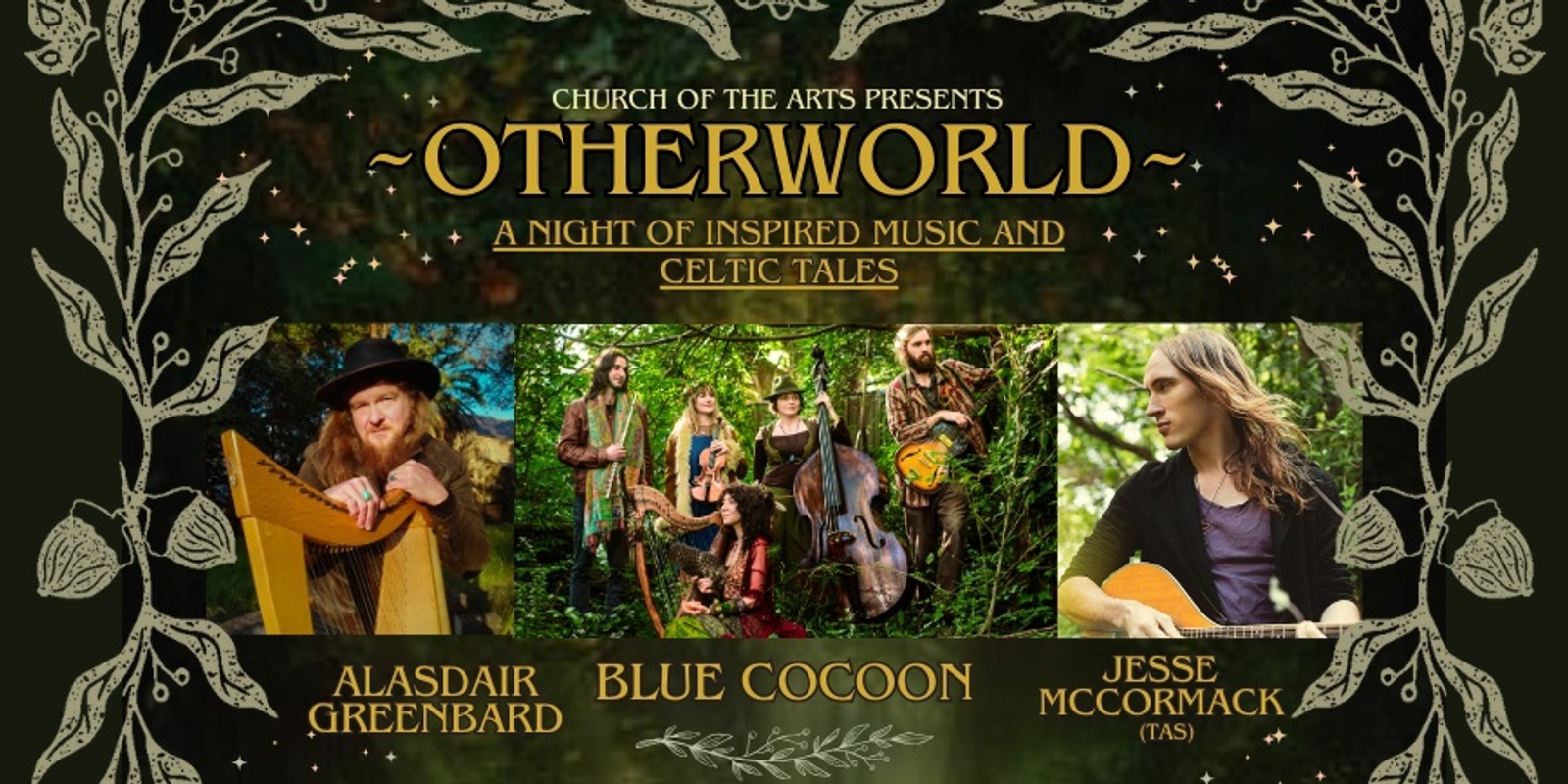 Banner image for OTHERWORLD - A night of inspired music and Celtic tales.