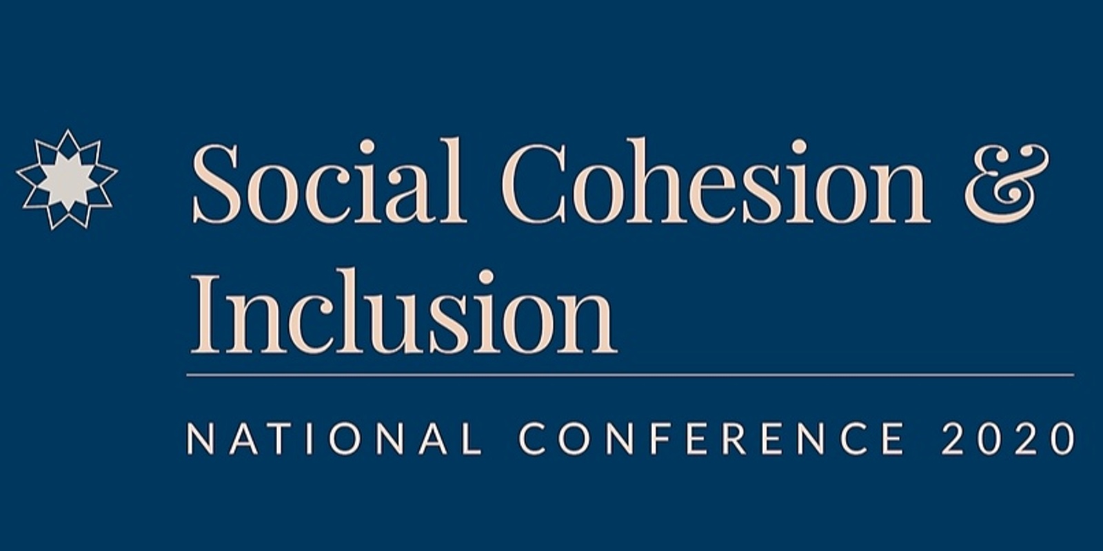Banner image for Social Cohesion & Inclusion National Conference 2020