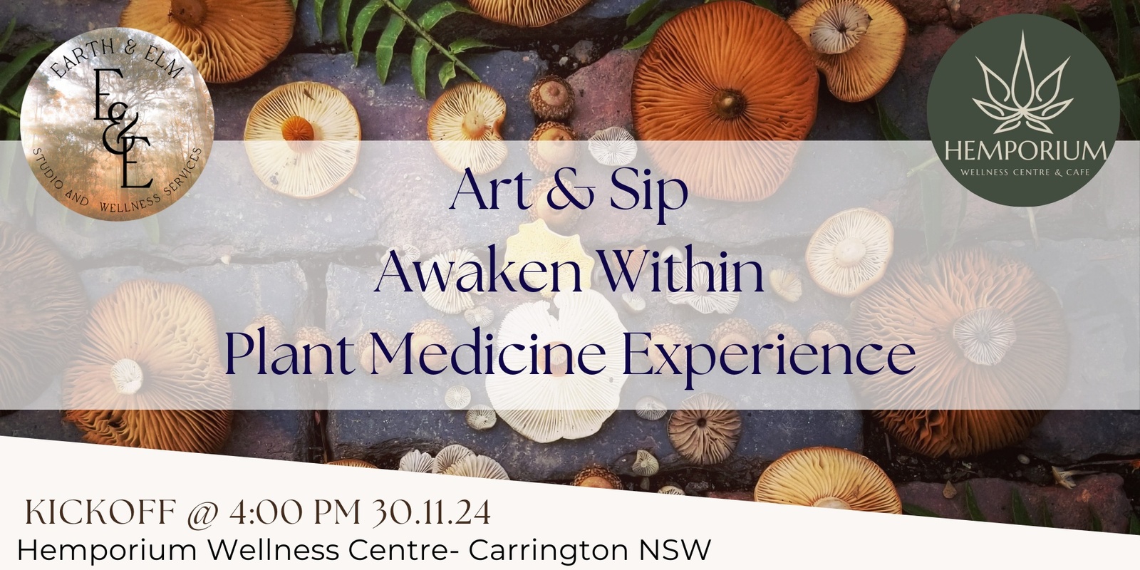 Banner image for Art & Sip: Awaken Within-Plant Medicine Experience