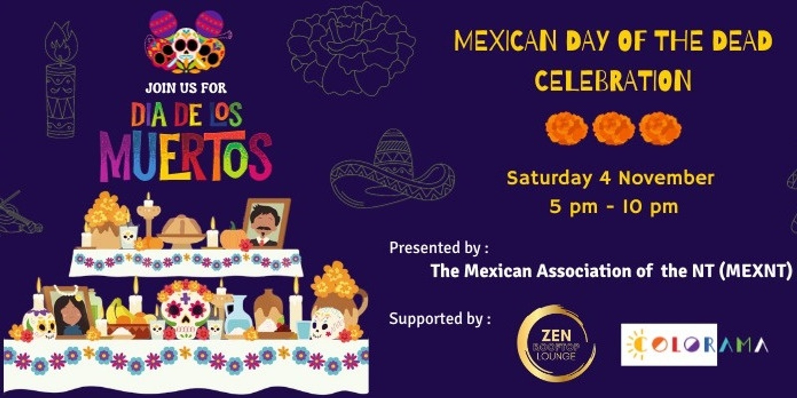 Banner image for DIA DE LOS MUERTOS CELEBRATION 2023