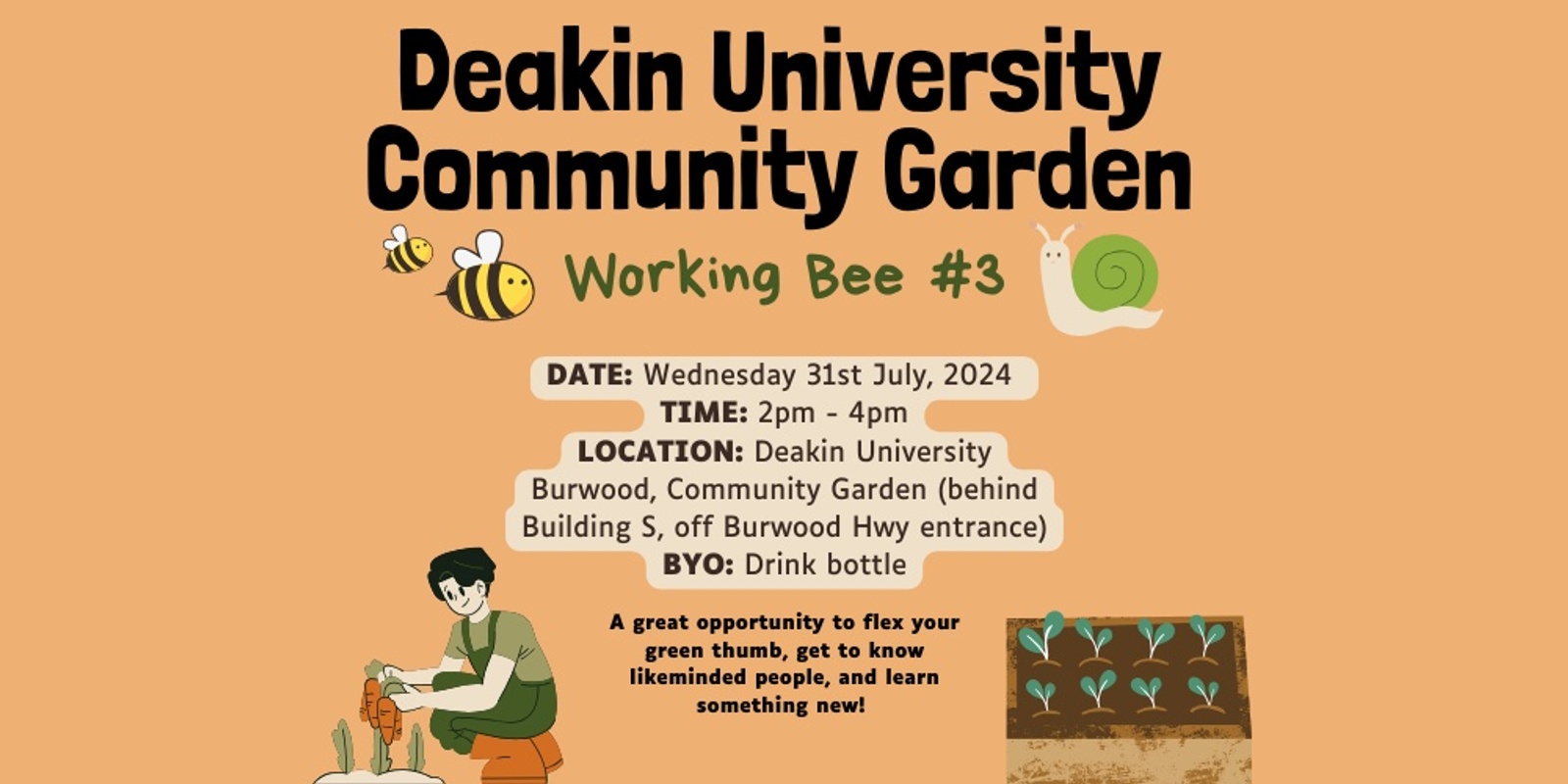 Banner image for Community Garden Working Bee #3