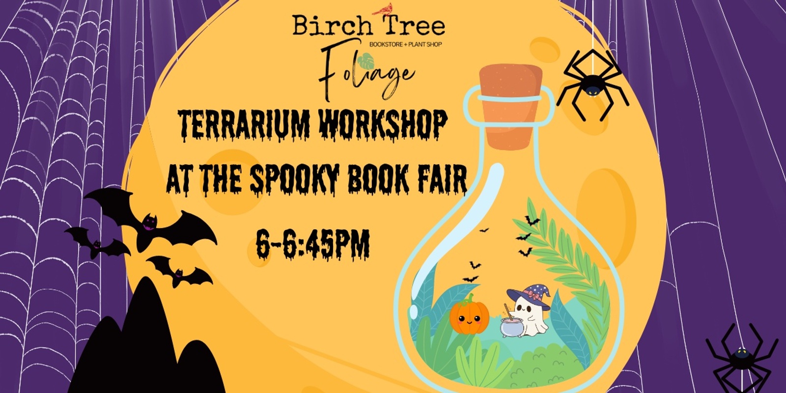 Banner image for Spooky Terrarium Workshop at Goosecup