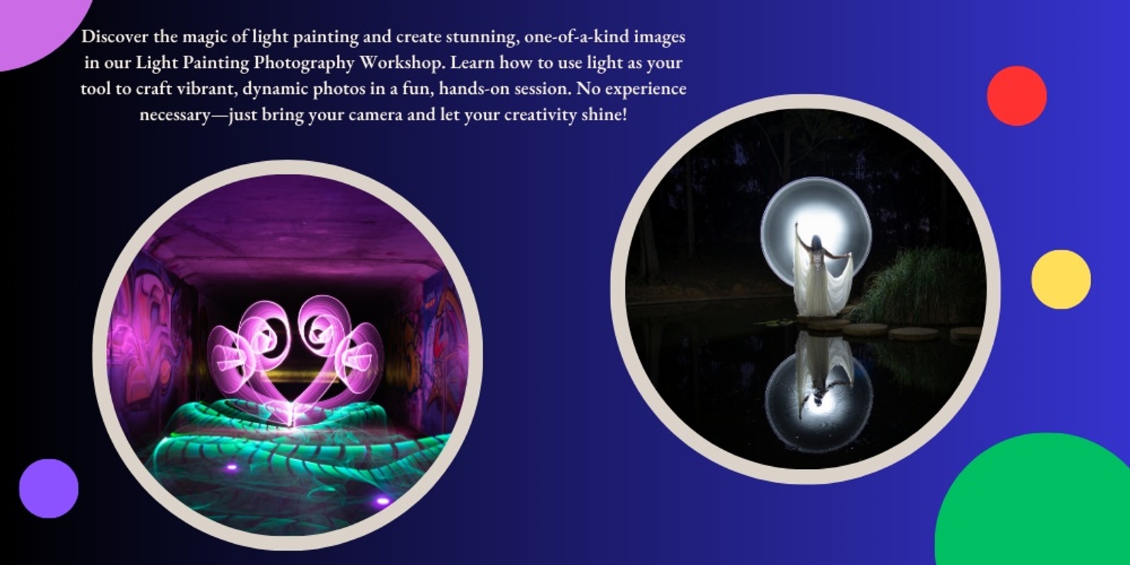 Banner image for Lightpainting Photography Workshop