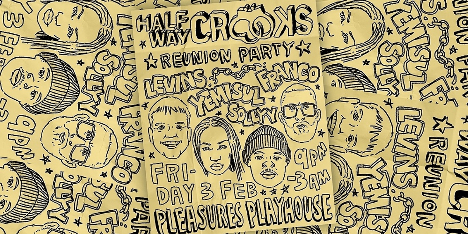 Banner image for Halfway Crooks Reunion Party 