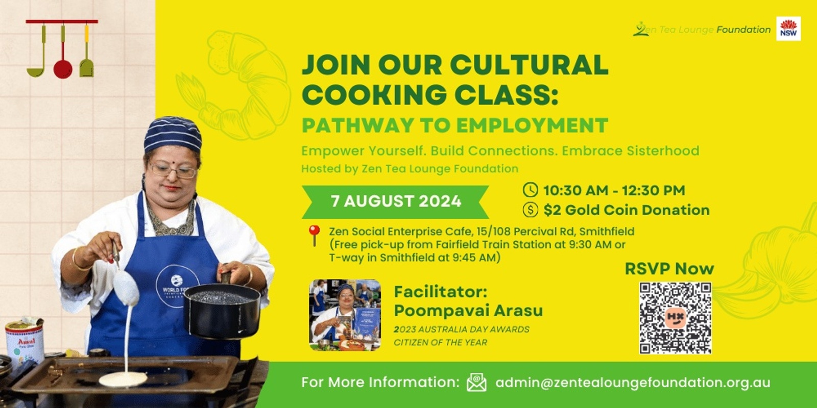 Banner image for Cultural Cooking Class: Pathway to Employment