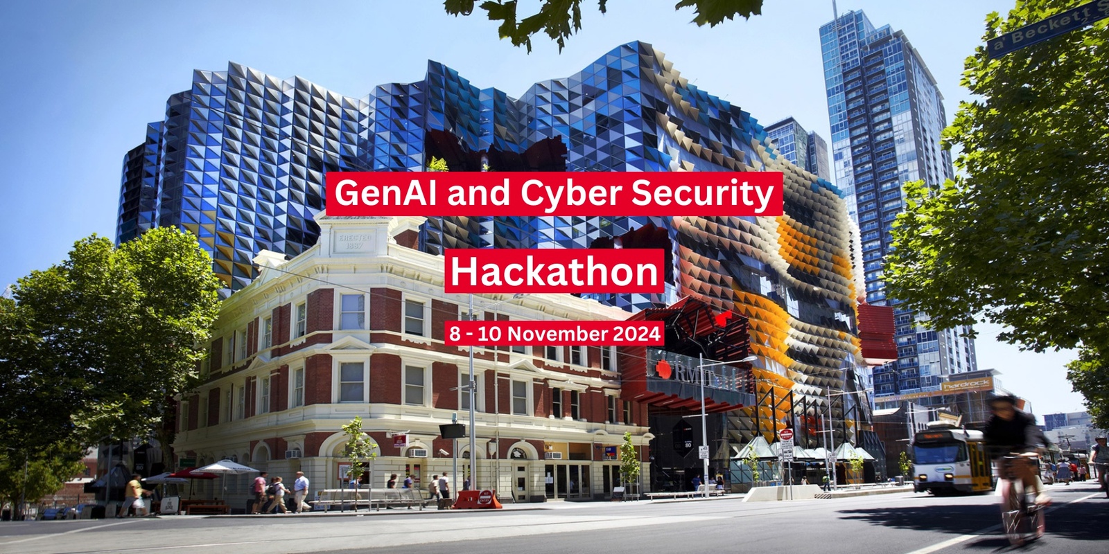 Banner image for GenAI and Cyber Security Hackathon