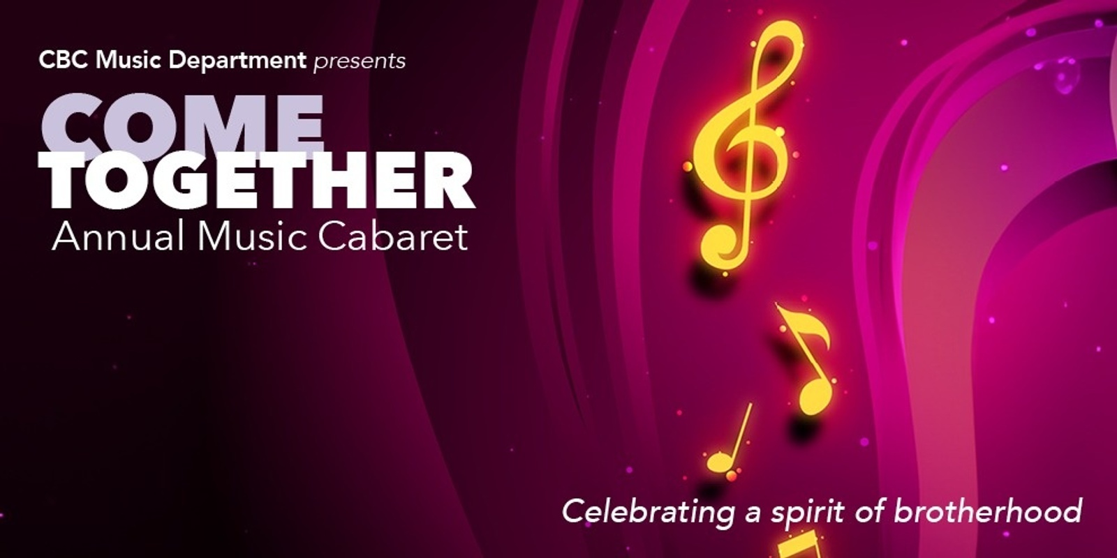 Banner image for COME TOGETHER - Music Cabaret 2023