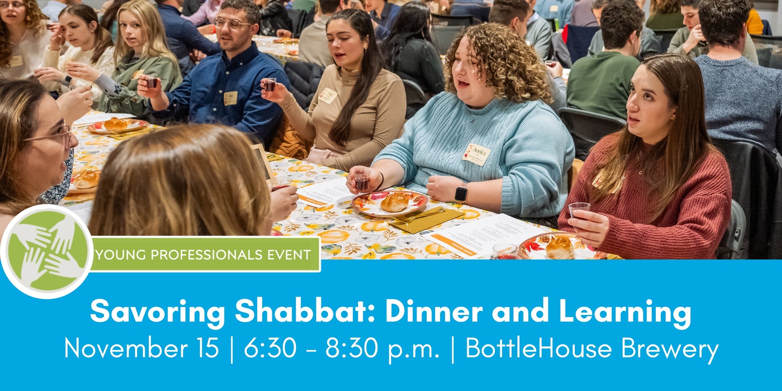 Banner image for Savoring Shabbat: Dinner & Learning