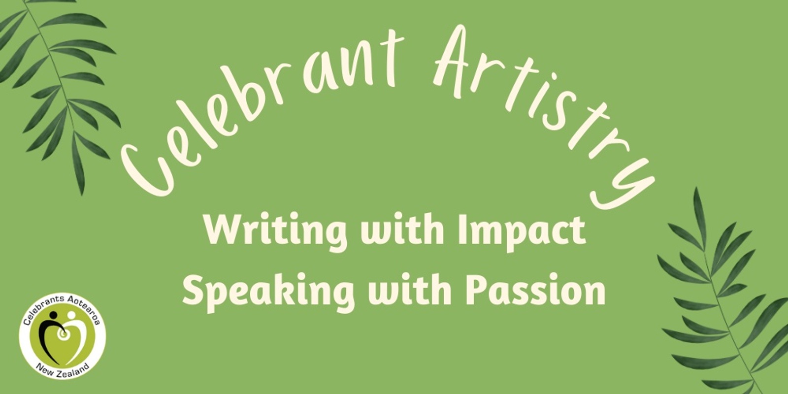 Banner image for Celebrant Artistry - Writing with Impact Speaking with Passion