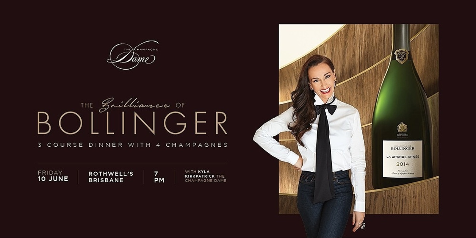 Banner image for Brilliance of Bollinger: Launch of La Grande Année 2014