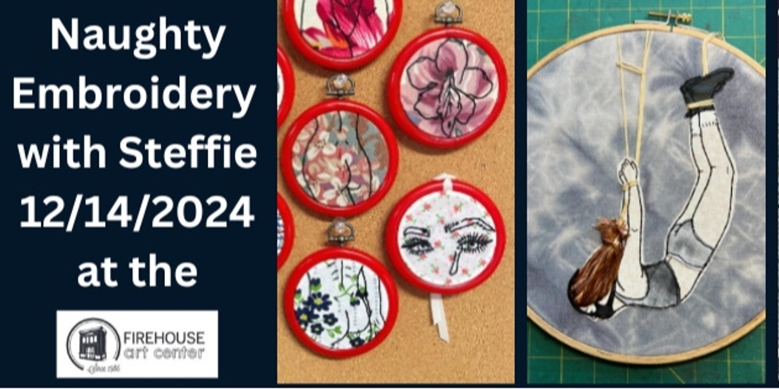 Banner image for Naughty Embroidery Class with Steffie!