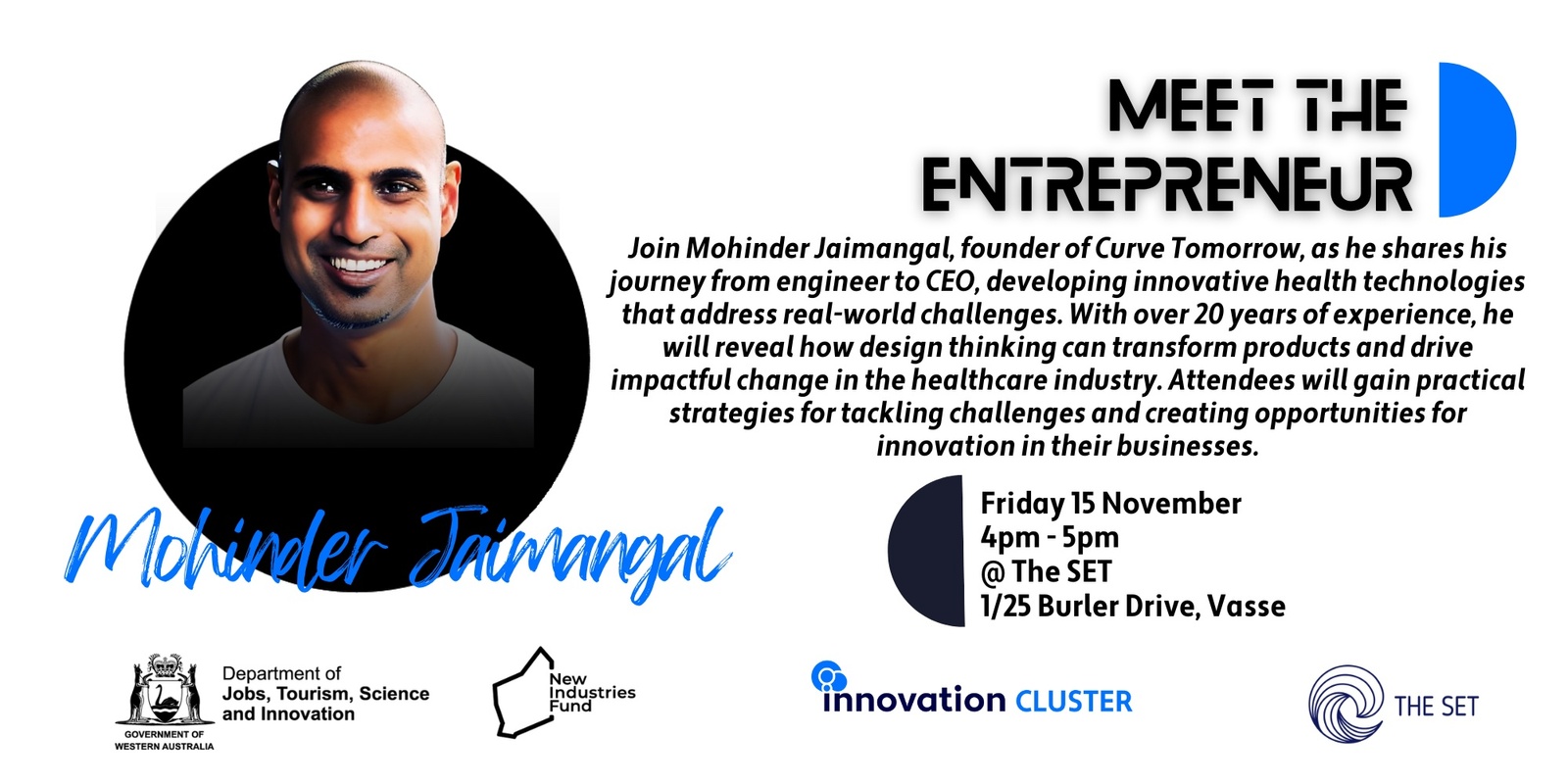 Banner image for Meet the Entrepreneur Series: Mohinder Jaimangal