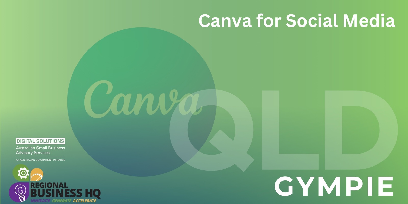 Banner image for Canva for Social Media - Gympie