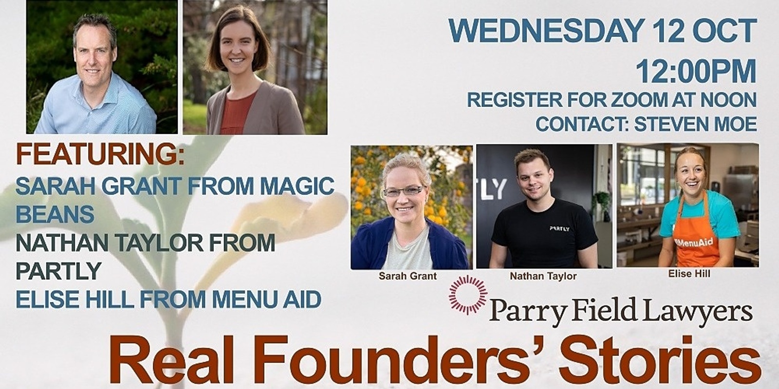 Banner image for Real Founders’ Stories