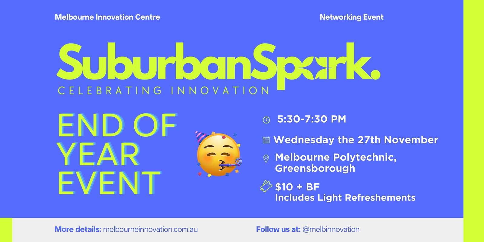 Banner image for Suburban Spark End Of Year Networking Event