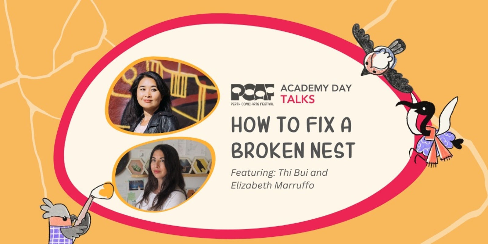 Banner image for How to Fix a Broken Nest with Thi Bui and Elizabeth Marruffo