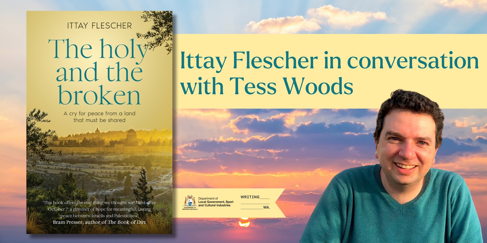 Banner image for The holy and the broken: Ittay Flescher in conversation with Tess Woods