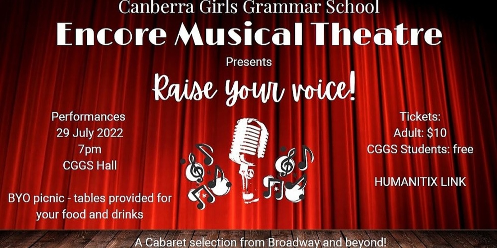 Banner image for CGGS Encore Musical Theatre