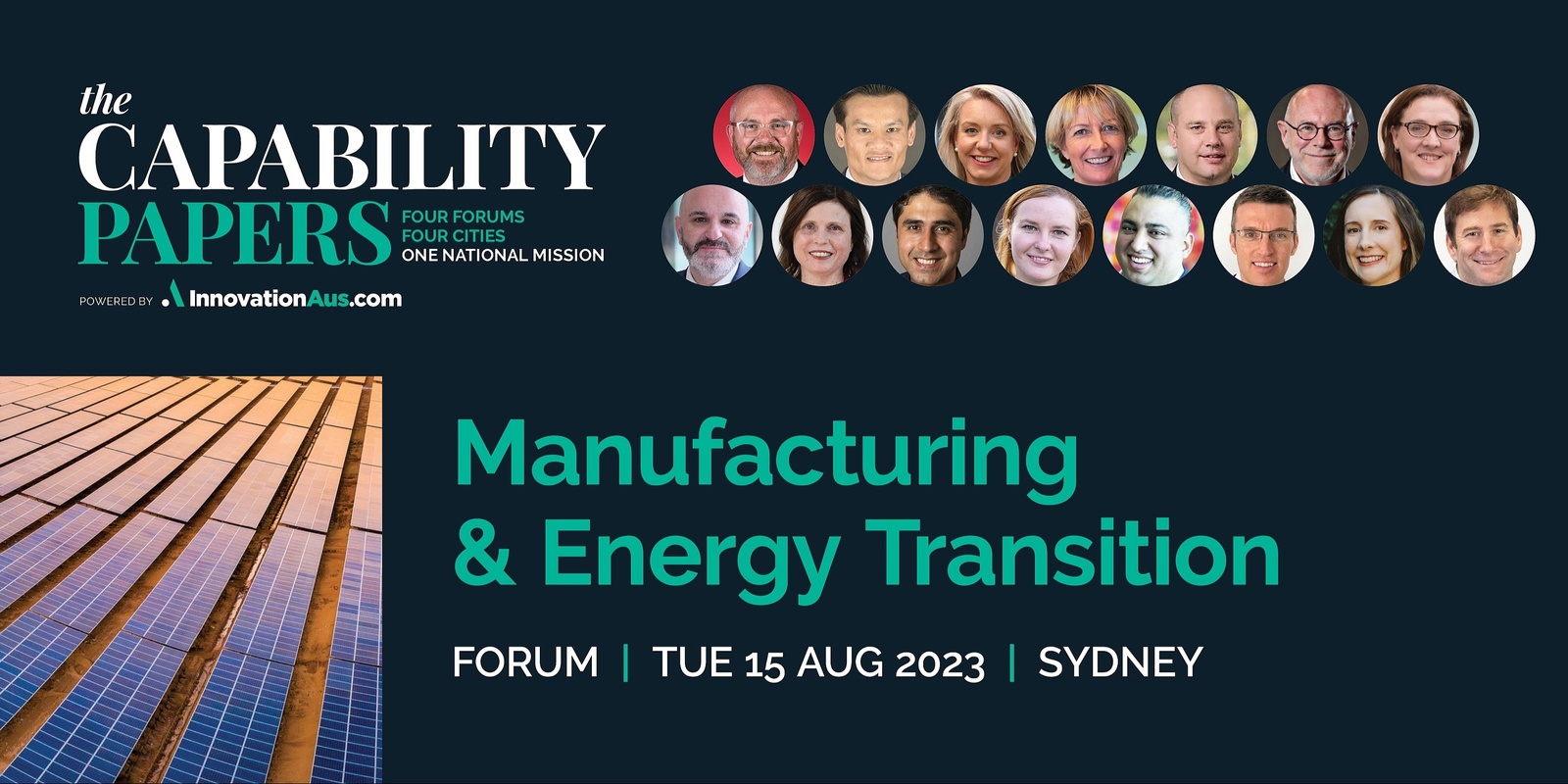 Banner image for The Capability Papers: Manufacturing & Energy Transition